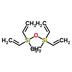 1,3-Dimethyl-1,1,3,3-tetravinyldisiloxane Structure
