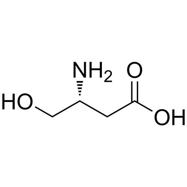 (R)-3-氨基-4-羟基丁酸结构式
