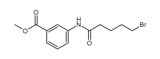 methyl 3-(5-bromopentanoylamino)benzoate Structure