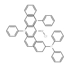 Tris(Triphenylphosphorus)Dichloroiridium Hydride structure