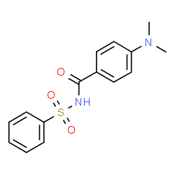 Benzamide, 4-(dimethylamino)-N-(phenylsulfonyl)-结构式