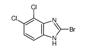 2-bromo-4,5-dichlorobenzimidazole Structure