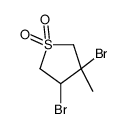 (3S,4S)-3,4-DIBROMO-3-METHYL-TETRAHYDRO-THIOPHENE 1,1-DIOXIDE结构式