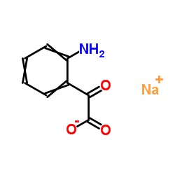 2-(2-氨基苯基)-2-氧代乙酸钠结构式
