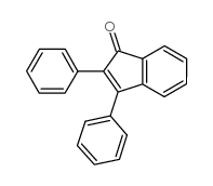 2.3-二苯基-1-二氢茚酮结构式