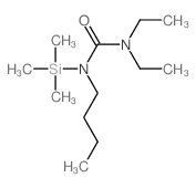 Urea,N-butyl-N',N'-diethyl-N-(trimethylsilyl)- structure