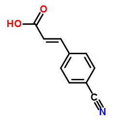 4-Cyanocinnamic acid structure