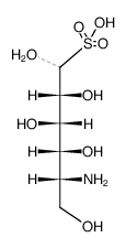 5-amino-5-deoxy-D-glucose hydrogen sulfite Structure