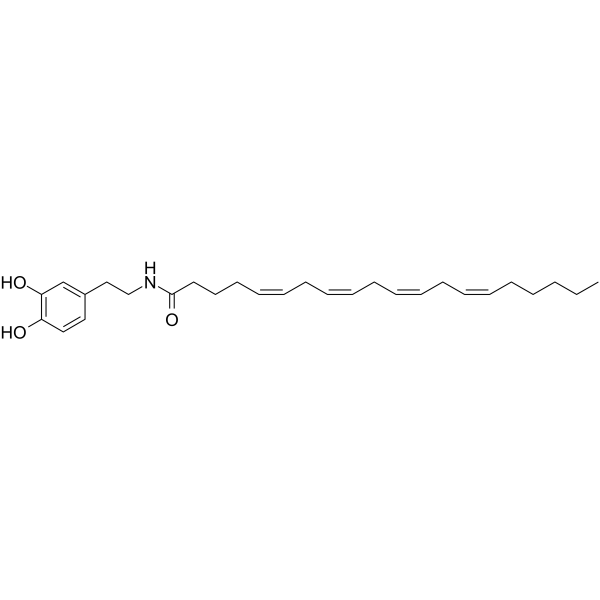 N-Arachidonoyl Dopamine结构式