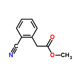 (2-氰基苯基)乙酸甲酯结构式