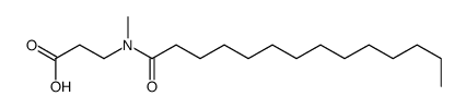 肉豆蔻酰甲基 Β-氨基丙酸结构式