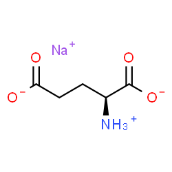 DL-glutamic acid, sodium salt结构式