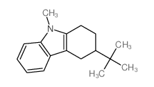 1H-Carbazole,3-(1,1-dimethylethyl)-2,3,4,9-tetrahydro-9-methyl-结构式