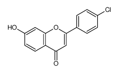2-(4-chlorophenyl)-7-hydroxychromen-4-one Structure