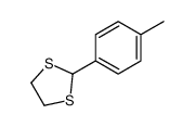 4-Methylbenzaldehyde ethane-1,2-diyl dithioacetal结构式