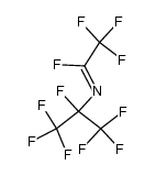 perfluoro(4-methyl-3-aza-2-pentene)结构式