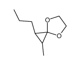 4,7-Dioxaspiro[2.4]heptane,1-methyl-2-propyl- Structure