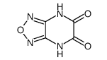 [1,2,5]噁二唑并[3,4-b]吡嗪-5,6-二醇结构式