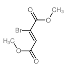 2-Butenedioic acid,2-bromo-, 1,4-dimethyl ester, (2Z)-结构式