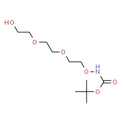 t-Boc-Aminooxy-PEG3-alcohol structure