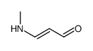 3-(methylamino)prop-2-enal Structure