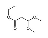 Propanoic acid, 3,3-dimethoxy-, ethyl ester Structure