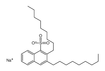 sodium,2,3-di(nonyl)naphthalene-1-sulfonate Structure