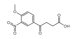 4-(4-methoxy-3-nitro-phenyl)-4-oxo-butyric acid结构式