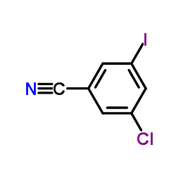 3-氯-5-碘苯腈结构式