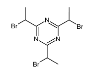 2,4,6-tris-(1-bromo-ethyl)-[1,3,5]triazine结构式