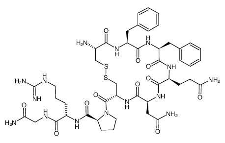 argipressin, Phe(2)-结构式