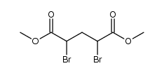 dimethyl 2,4-dibromoglutarate, d,l-racemate结构式