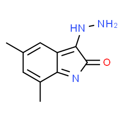 1H-Indole-2,3-dione,5,7-dimethyl-,3-hydrazone(9CI) Structure