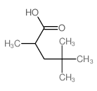 2,4,4-trimethylpentanoic acid Structure