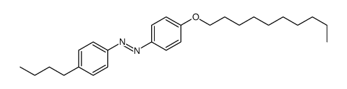 (4-butylphenyl)-(4-decoxyphenyl)diazene结构式