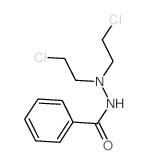 2-Benzoyl-1, 1-bis(2-chloroethyl)hydrazine结构式