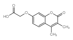 2-[(3,4-dimethyl-2-oxo-2H-chromen-7-yl)oxy]acetic acid结构式