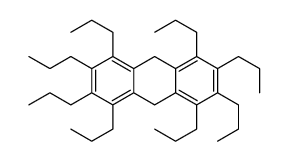 1,2,3,4,5,6,7,8-octapropyl-9,10-dihydroanthracene结构式