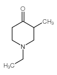 1-乙基-3-甲基哌啶-4-酮结构式