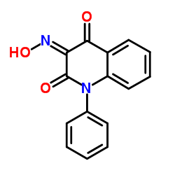 (3Z)-3-(Hydroxyimino)-1-phenyl-2,4(1H,3H)-quinolinedione结构式