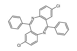 2,8-DICHLORO-6,12-DIPHENYLDIBENZO(B,F)(1,5)DIAZOCINE Structure