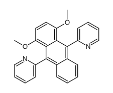 2-(1,4-dimethoxy-10-pyridin-2-ylanthracen-9-yl)pyridine Structure