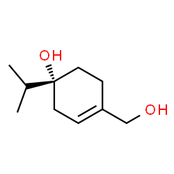 1-Cyclohexene-1-methanol,4-hydroxy-4-(1-methylethyl)-,(4R)-(9CI)结构式