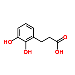3-(2,3-二羟基苯基)丙酸结构式