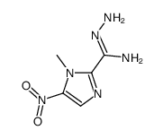 N'-amino-1-methyl-5-nitroimidazole-2-carboximidamide Structure