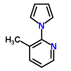 3-Methyl-2-(1H-pyrrol-1-yl)pyridine Structure