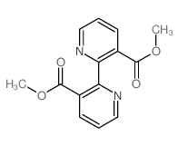 2,2'-Bipyridine-3,3'-dicarboxylic acid dimethyl ester Structure