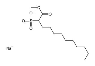 2-硫代十二烷酸-1-甲酯钠结构式
