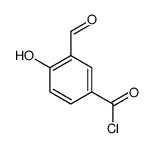 3-formyl-4-hydroxybenzoyl chloride结构式