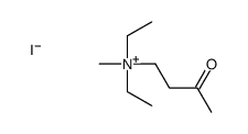diethyl-methyl-(3-oxobutyl)azanium,iodide结构式